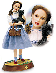 Detail of Franklin Mint Dorothy Doll