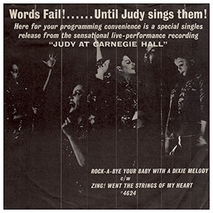 Judy At Carengie Hall