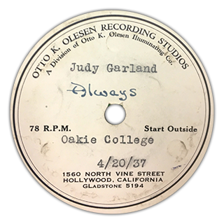 "Always" - Judy Garland