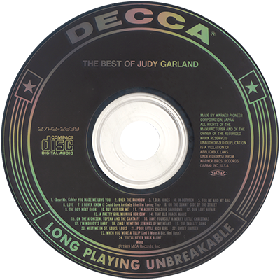 The Best of Judy Garland - Decca Records 