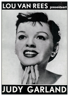 Judy Garland in Amsterdam program