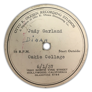 "Dinah" - Judy Garland