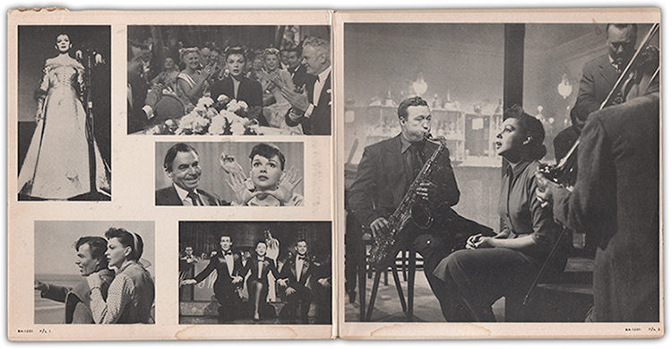 Inside the first gatefold of the A Star Is Born 45rpm Soundtrack